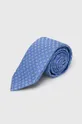 modrá Hodvábna kravata BOSS Pánsky