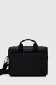czarny HUGO torba na laptopa Męski