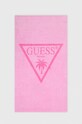 Guess ręcznik bawełniany różowy E4GZ03.SG00L