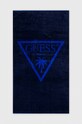 Bombažna brisača Guess mornarsko modra E4GZ03.SG00L