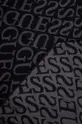 Βαμβακερή πετσέτα Guess μαύρο