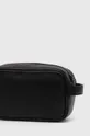 Kožna kozmetička torbica Barbour Logo Leather Washbag Temeljni materijal: 100% Prirodna koža Podstava: 100% Poliester