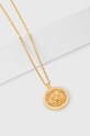 Сребърно колие AMBUSH Team League Necklace сребро злато BMOB001S24SIL0017600