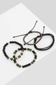 Βραχιόλι Aldo ALDERBRAE 4-pack 4-pack μαύρο ALDERBRAE.301