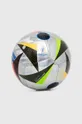 srebrny adidas Performance piłka EURO 24 Unisex