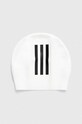 Шапка за плуване adidas Performance 3-Stripes IU1902 бял SS24