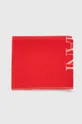 Хлопковое полотенце Emporio Armani Underwear красный