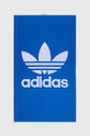Pamučni ručnik adidas Originals 100x170 cm plava IT7107