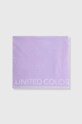 Akcesoria United Colors of Benetton ręcznik bawełniany 6BI12801A fioletowy