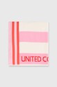United Colors of Benetton asciugamano con aggiunta di lana 6BI228018 rosa SS24