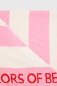 Accessori United Colors of Benetton asciugamano con aggiunta di lana 6BI228018 rosa