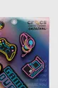 Odznaky na topánky Crocs Lights Up Neon Gamer 5-pak viacfarebná