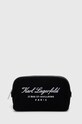 Karl Lagerfeld kosmetyczka Planet friendly czarny 241W3207