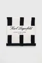 Pamučni ručnik Karl Lagerfeld crna