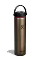 Θερμικό μπουκάλι Hydro Flask 24 Oz Lightweight Wide Flex Cap B Obsidian καφέ