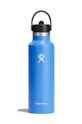 modrá Termo fľaša Hydro Flask 21 Oz Standard Flex Straw Cap Cascade Unisex