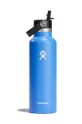 голубой Термобутылка Hydro Flask 21 Oz Standard Flex Straw Cap Cascade