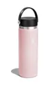Θερμικό μπουκάλι Hydro Flask 20 Oz Wide Flex Cap Trillium ροζ