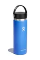 Термобутылка Hydro Flask 20 Oz Wide Flex Cap Cascade голубой
