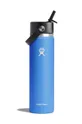 blu Hydro Flask bottiglia termica 24 Oz Wide Flex Straw Cap Cascade Unisex