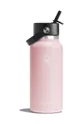 ροζ Θερμικό μπουκάλι Hydro Flask 32 Oz Wide Flex Straw Cap Trillium Unisex