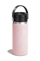 Hydro Flask bottiglia termica 16 Oz Wide Flex Sip Lid Trillium rosa