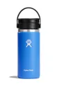 голубой Термобутылка Hydro Flask 16 Oz Wide Flex Sip Lid Cascade Unisex