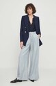 Блузка Tommy Hilfiger WW0WW40529 темно-синій SS24