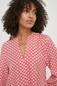 Tommy Hilfiger bluzka czerwony WW0WW41036