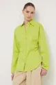 πράσινο Βαμβακερό πουκάμισο HUGO