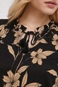 Lauren Ralph Lauren t-shirt lniany 200925750 czarny