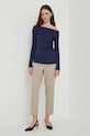 Lauren Ralph Lauren bluzka 200925897 granatowy SS24
