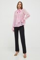 Pinko koszula 100226.A1LA różowy SS24