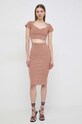 Блузка Pinko 102882.A1LK коричневий SS24
