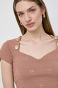 Блузка Pinko коричневий 102882.A1LK