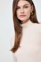 Patrizia Pepe longsleeve z domieszką kaszmiru beżowy 8M1578.J178
