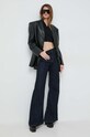Victoria Beckham top 1423KTP004903A fekete SS24