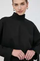 czarny Victoria Beckham bluzka