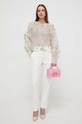 Custommade bluzka Berete 999395250 beżowy SS24