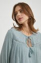 Pepe Jeans bluzka ALANIS turkusowy PL304717