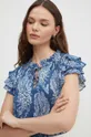 блакитний Льняна блузка Lauren Ralph Lauren