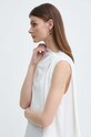 Marella top z domieszką jedwabiu biały 2413161021200