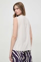 Odzież Marella top z domieszką jedwabiu 2413161021200 beżowy