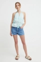 Pepe Jeans bluzka DAISY turkusowy