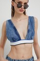 Hugo Blue top din denim albastru 50515763