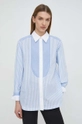 BOSS camicia in cotone 50511828 blu SS24