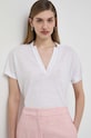 BOSS polo din in uni alb 50512038