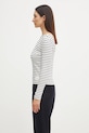 Barbour longsleeve LML0856 biały SS24