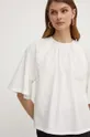 λευκό Βαμβακερή μπλούζα Weekend Max Mara
