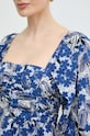 Weekend Max Mara bluzka bawełniana 2415161042600 niebieski